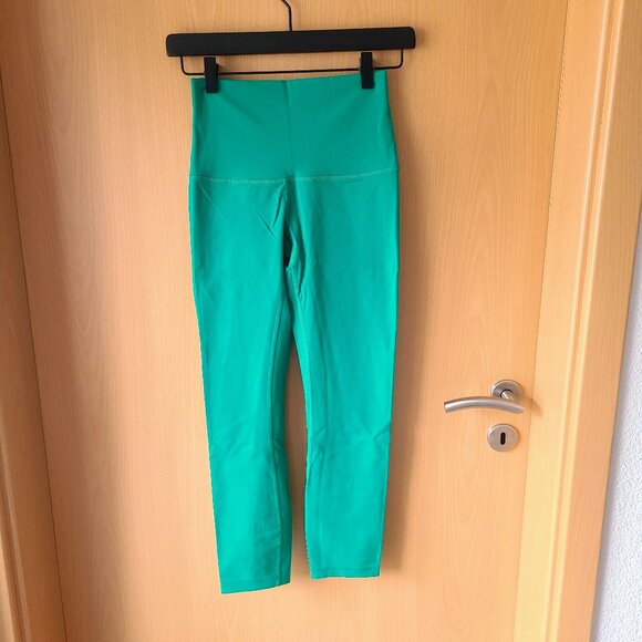 Lululemon Wunder Train High Rise Contour Tights Leggings Kelly Green Size 4 - Picture 4 of 9